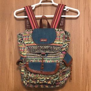Sakroots Artist Circle Flap Backpack
